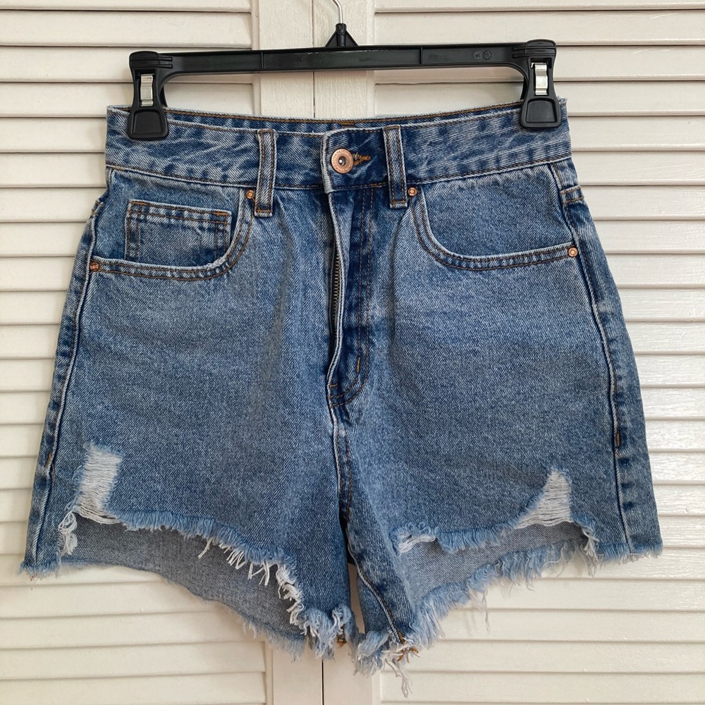 Medium blue cotton on shorts
